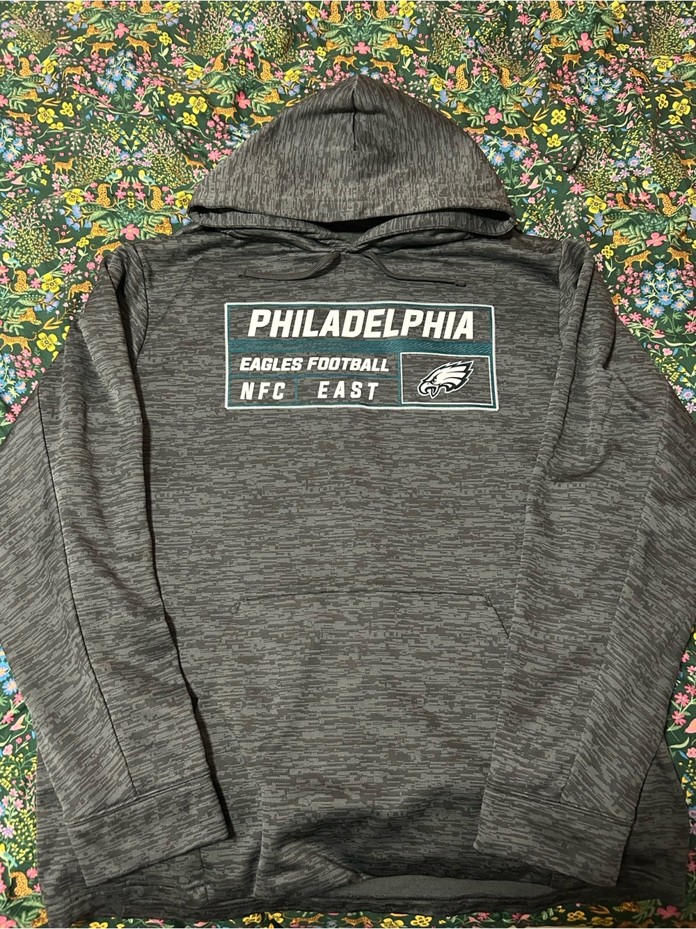 Philadelphia Eagles Gray Pullover Hoodie - NFL Team Sweatshirt